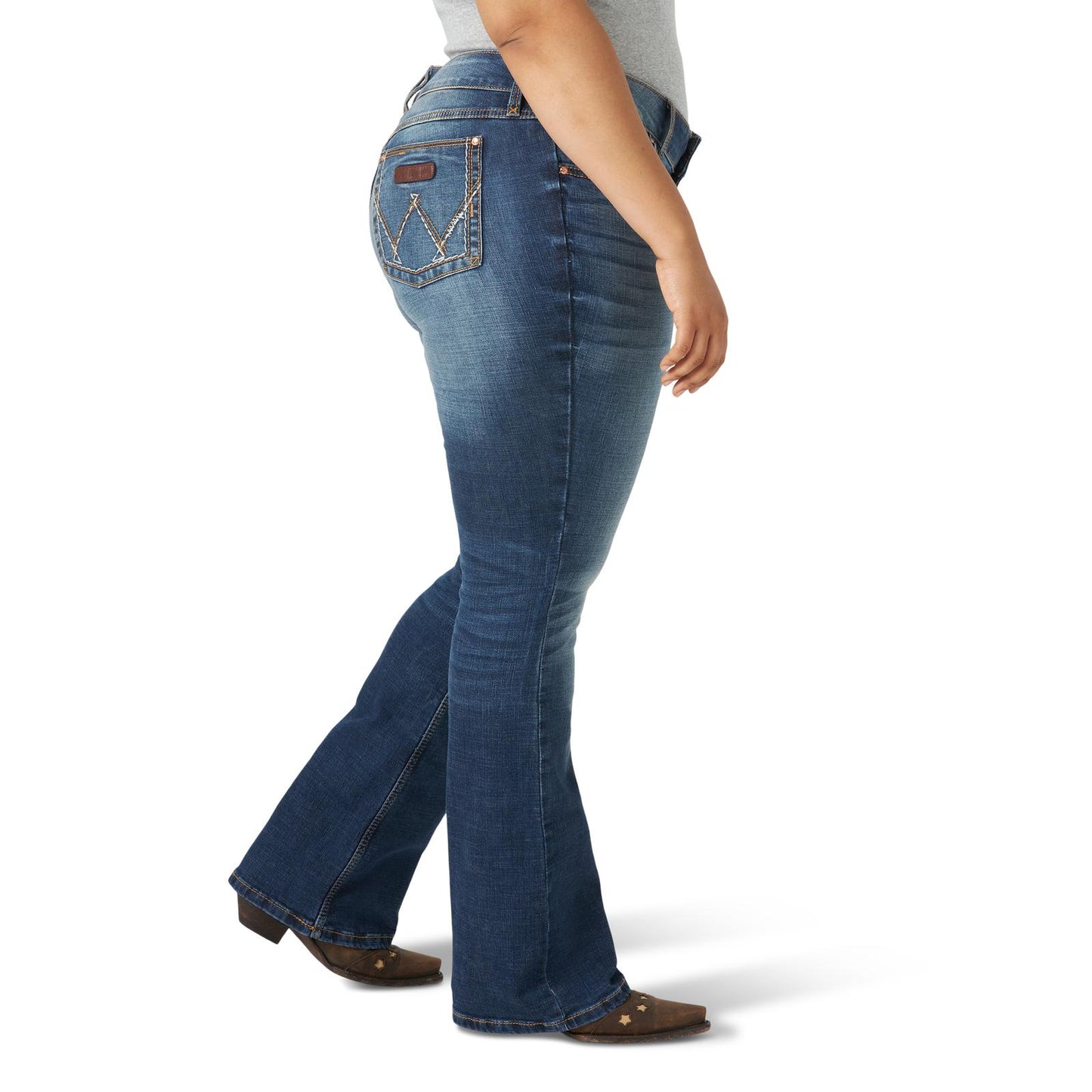 Jeans Wrangler Retro Mea Mid Rise Plus Size