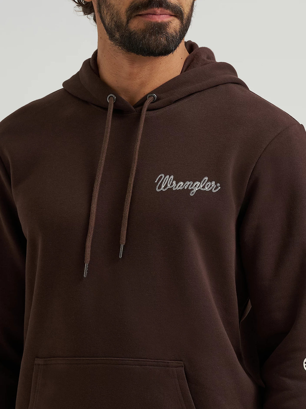 Hoodie Wrangler avec logo à la manche