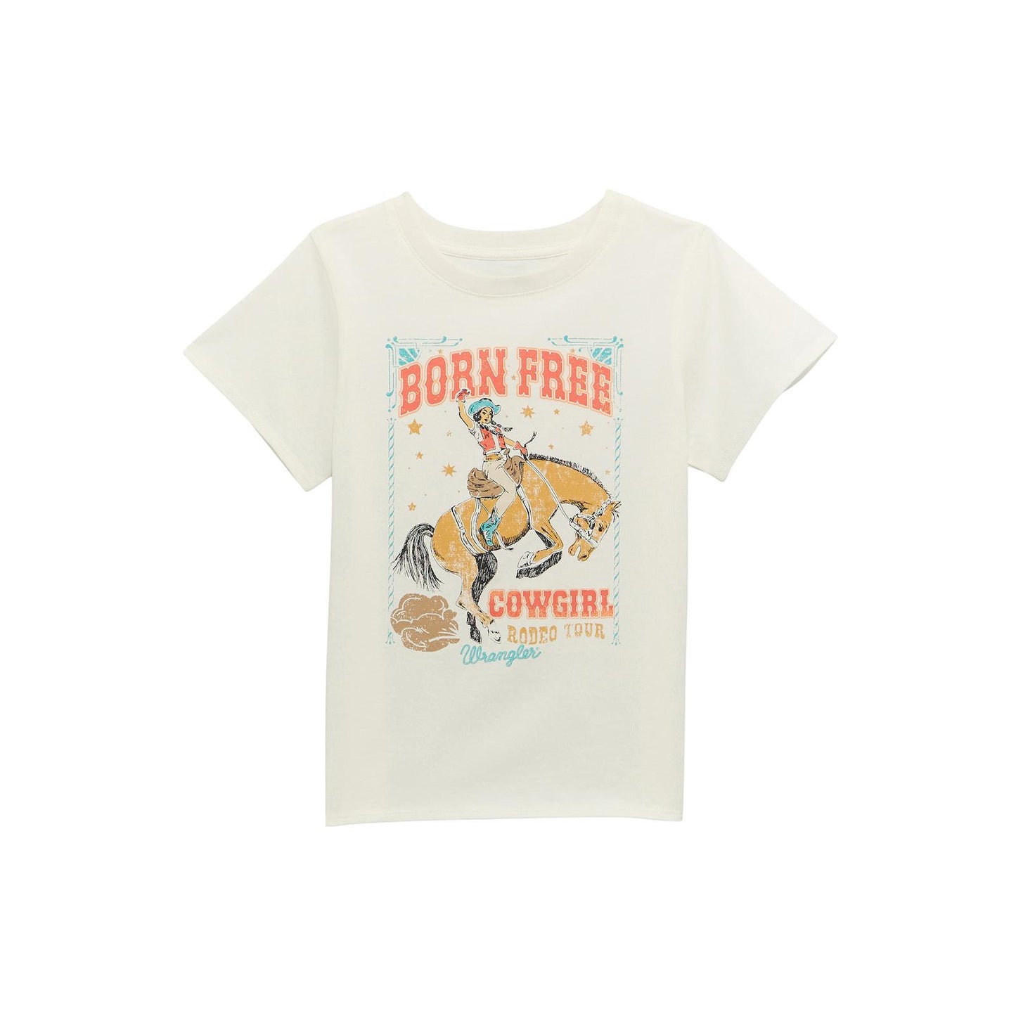 T-shirt Wrangler pour fille Born Free Cowgirl