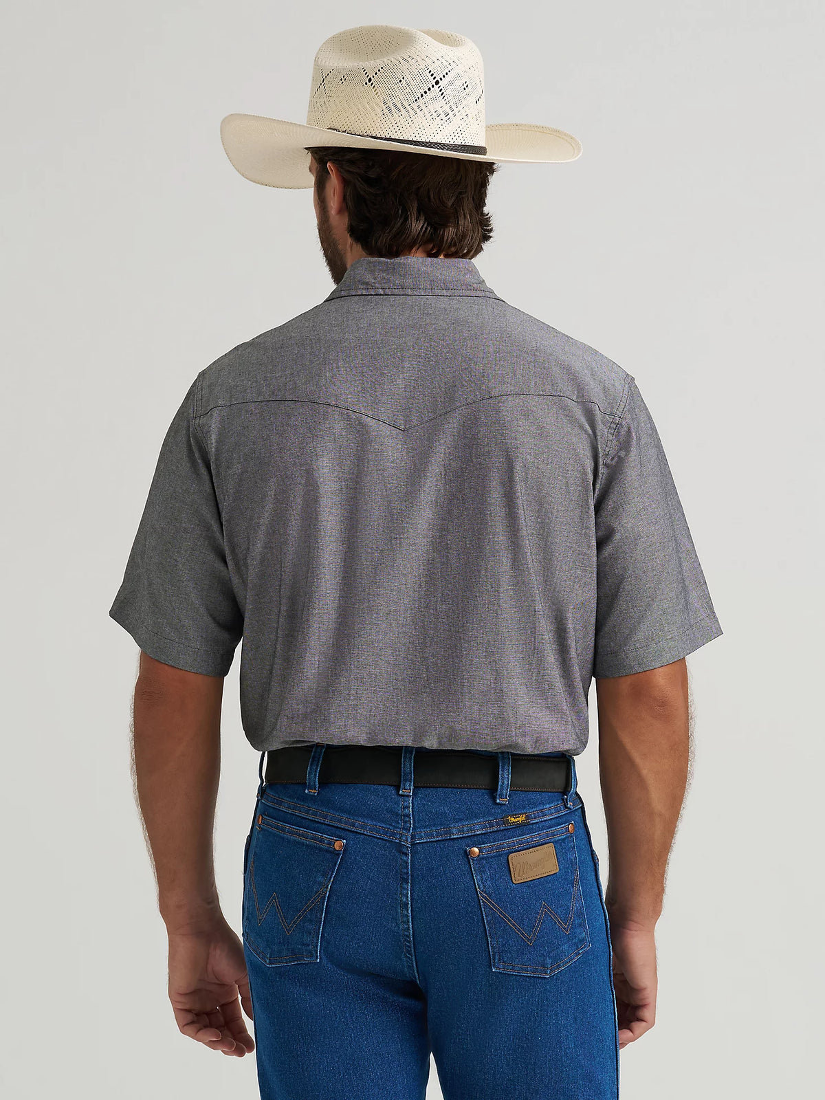 Chemise à manches courtes Wrangler Chambray