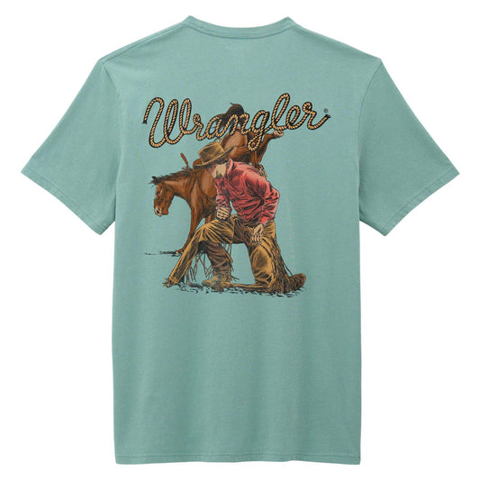T-Shirt Wrangler Oil Blue