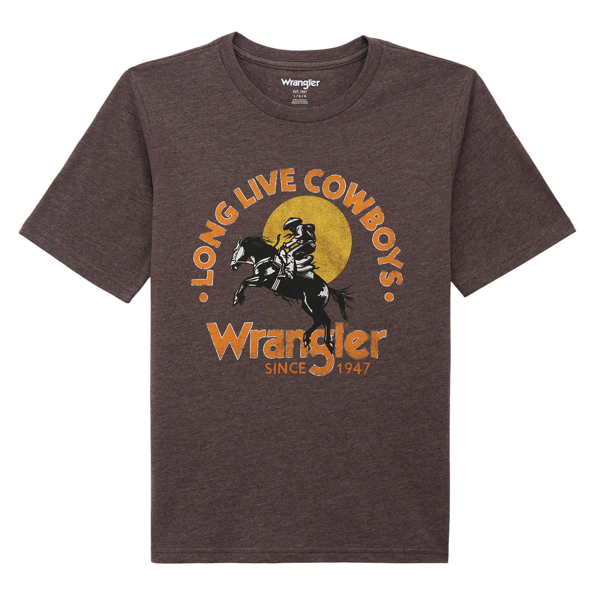T-shirt Wrangler pour garçon Mole Heather