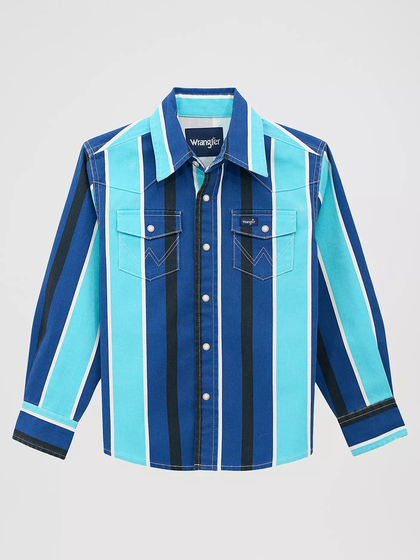 Chemise Wrangler Vintage bleue pour enfant