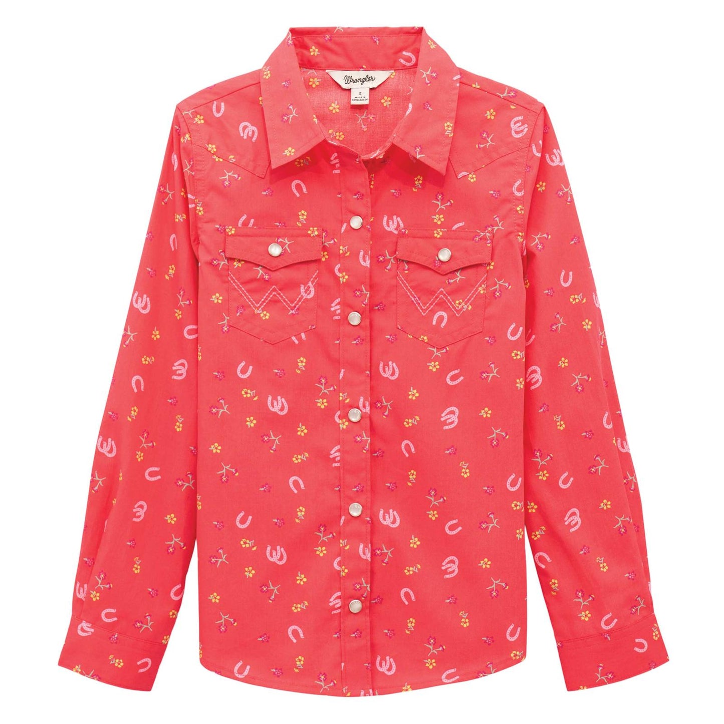 Chemise Wrangler pour fille avec petits motifs