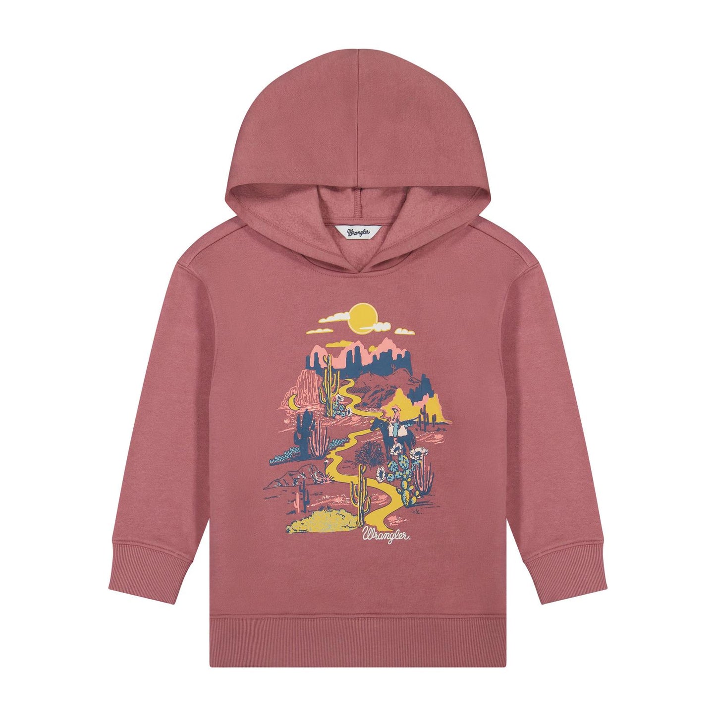 Hoodie Wrangler pour fille Rose foncé