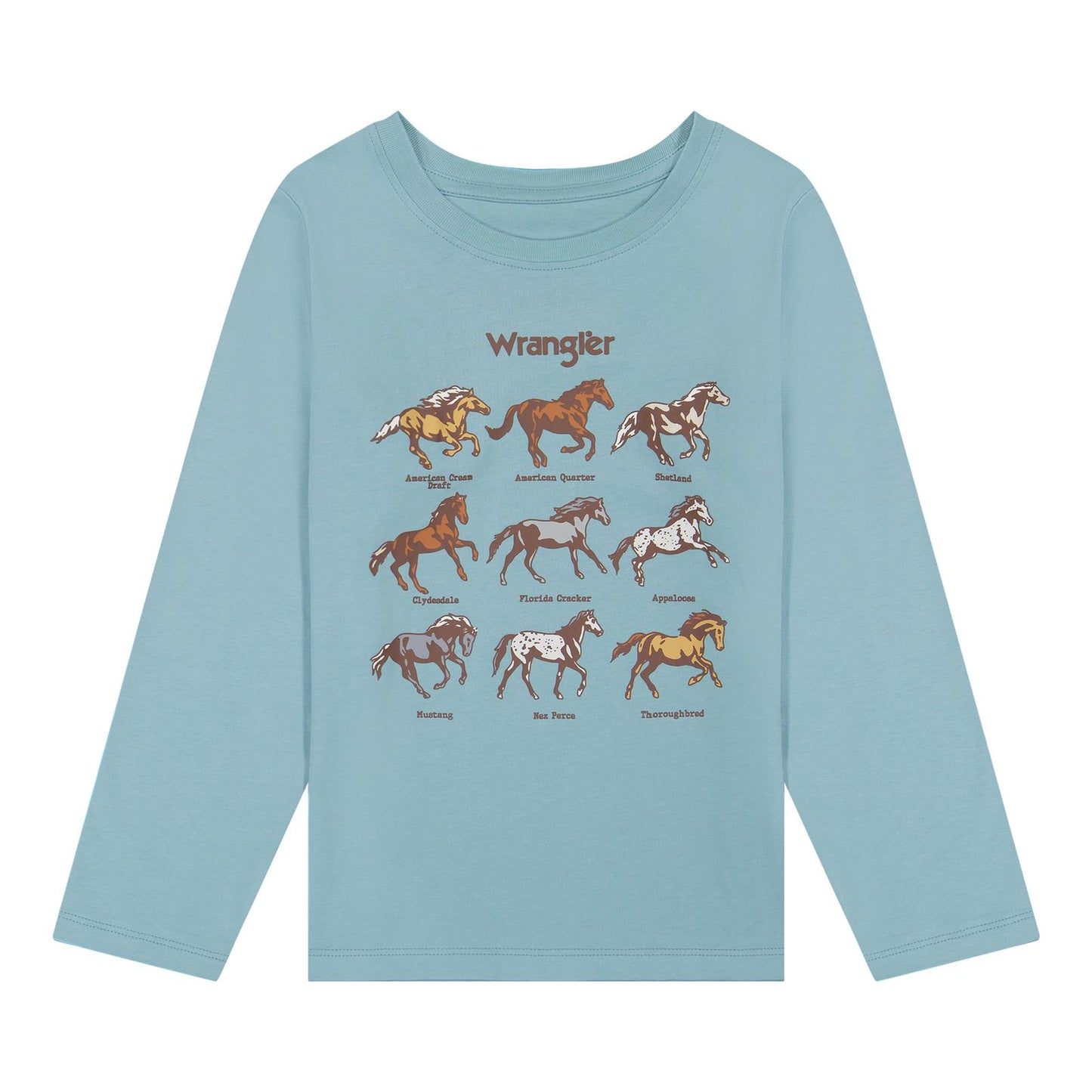 Chandail manches longues Wrangler avec chevaux