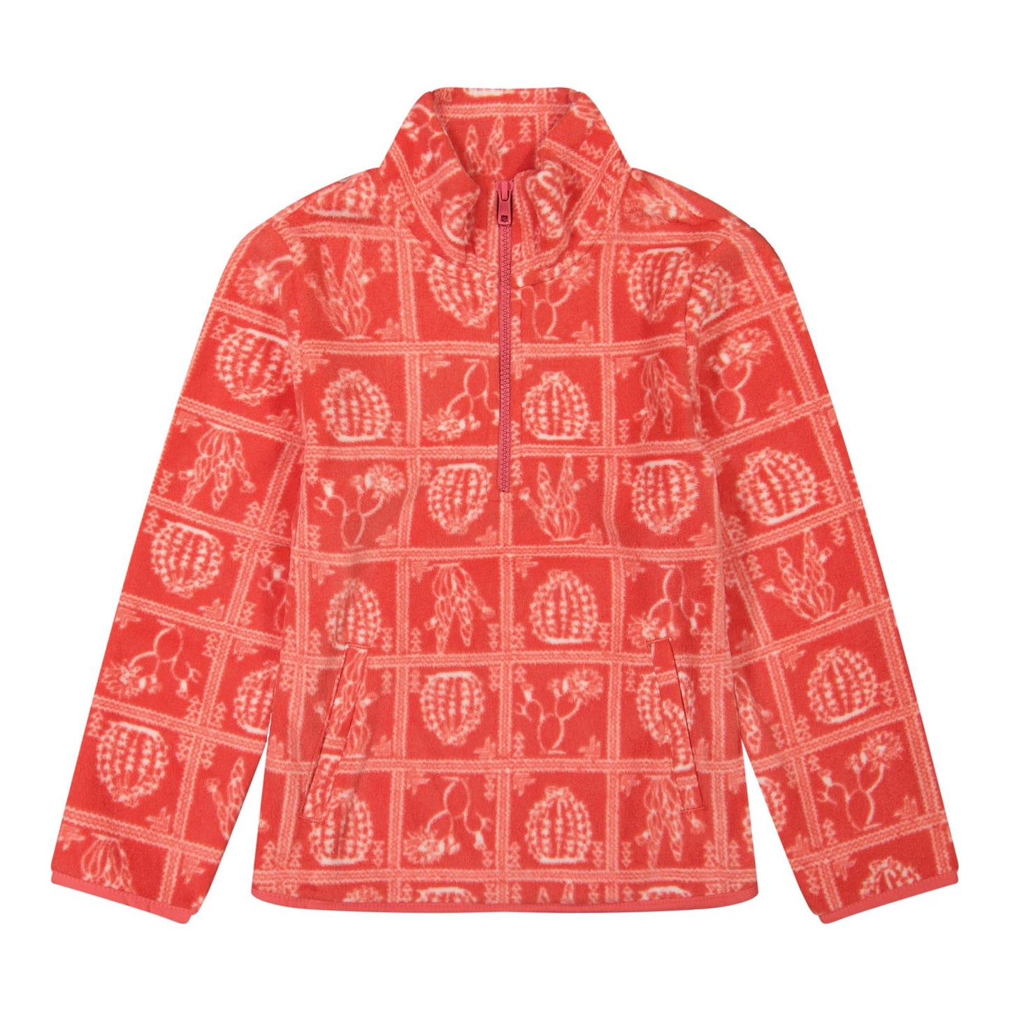 Quarter-Zip Wrangler pour fille rose
