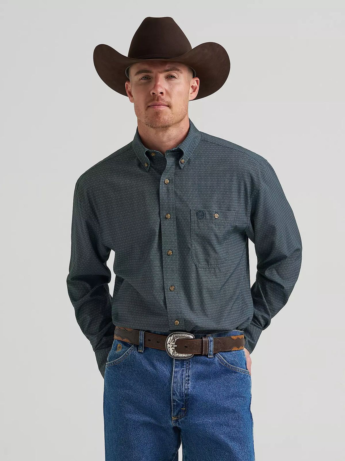 Chemise Wrangler® George Strait verte