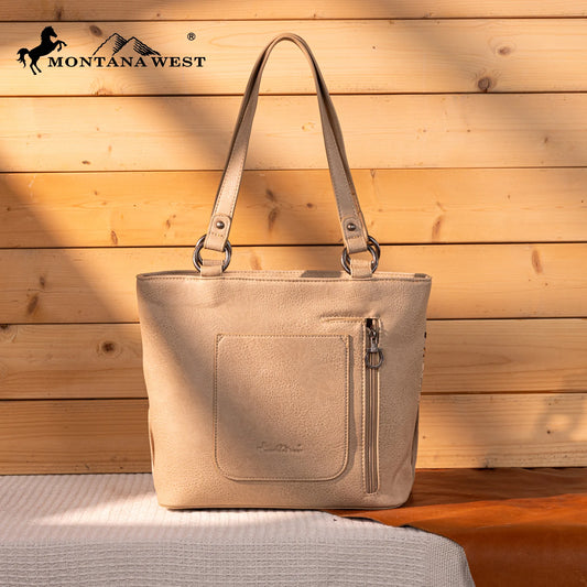 Tote bag brodé avec franges Montana West