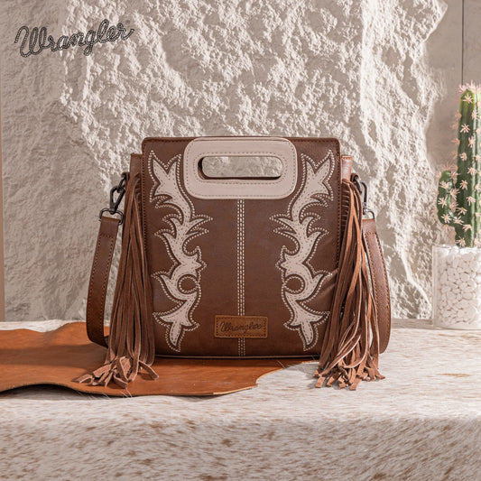 Tote bag avec franges Wrangler