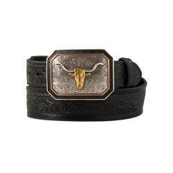 Ceinture Ariat homme florale noire