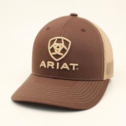 Casquette Ariat Homme brune/beige