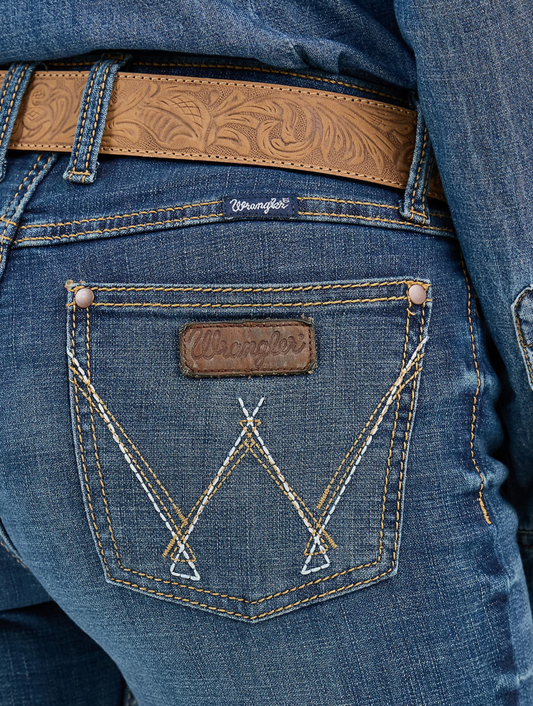 Jeans Wrangler Retro Mae Mid Rise Dark Blue