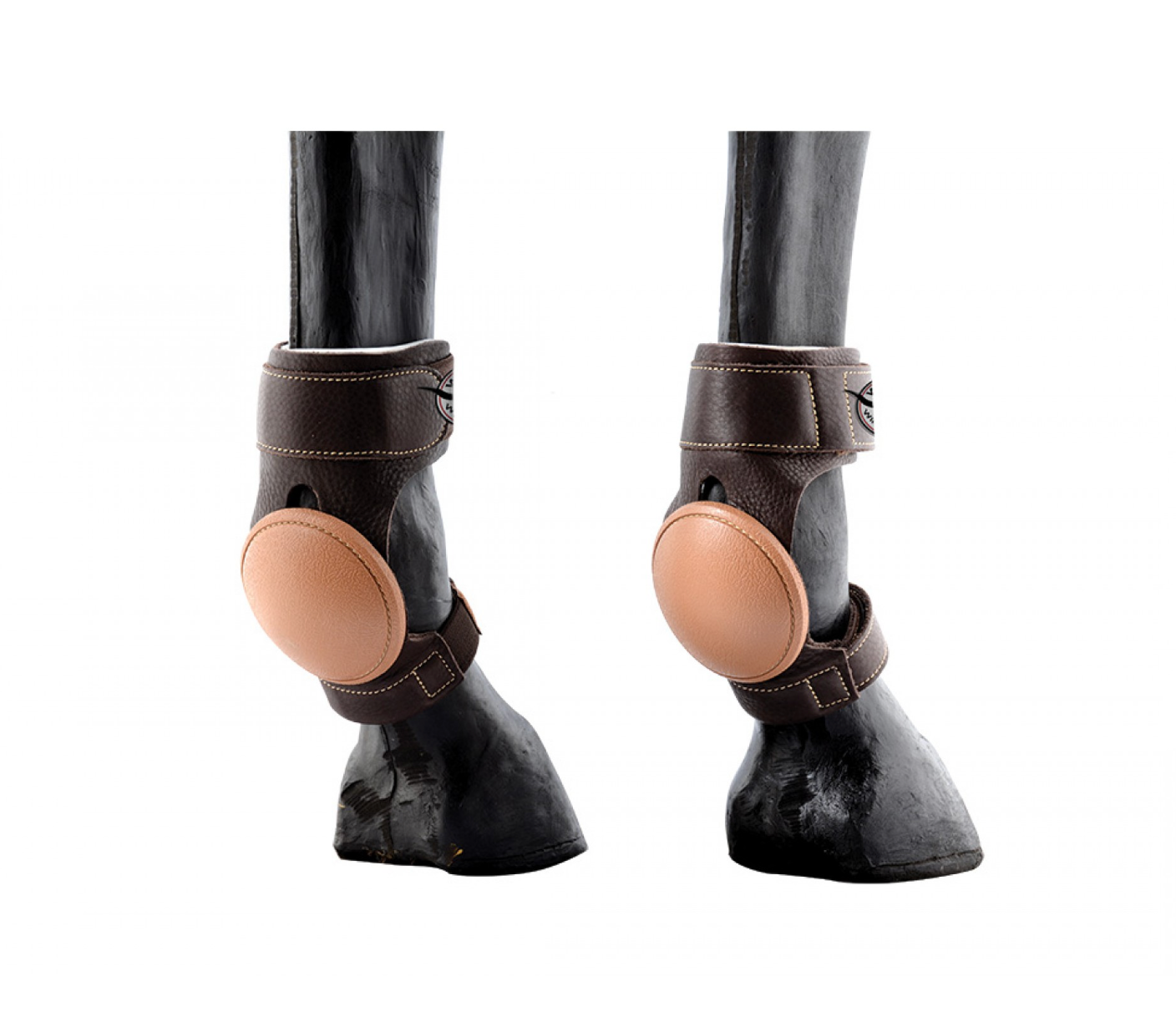 Skid boots en cuire Western Rawhide