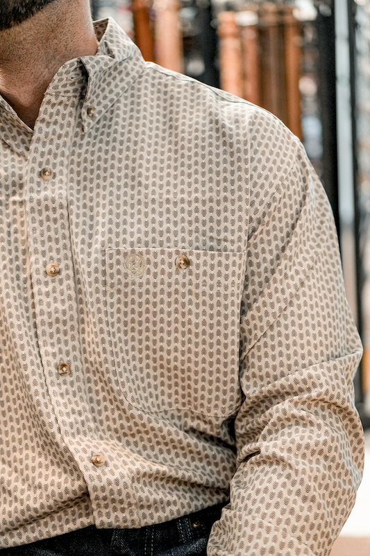 Chemise Wrangler ATG brune