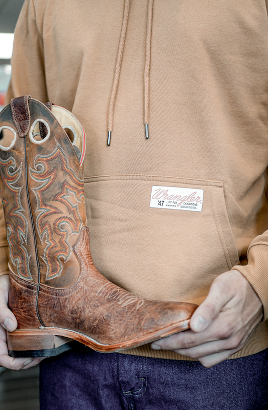 Wrangler® Western Hoodie Brun