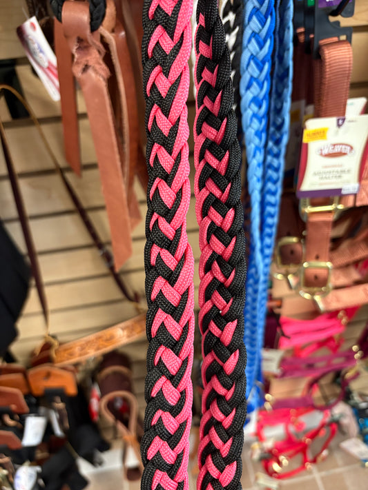 Rêne de roping en polyester tressé WR