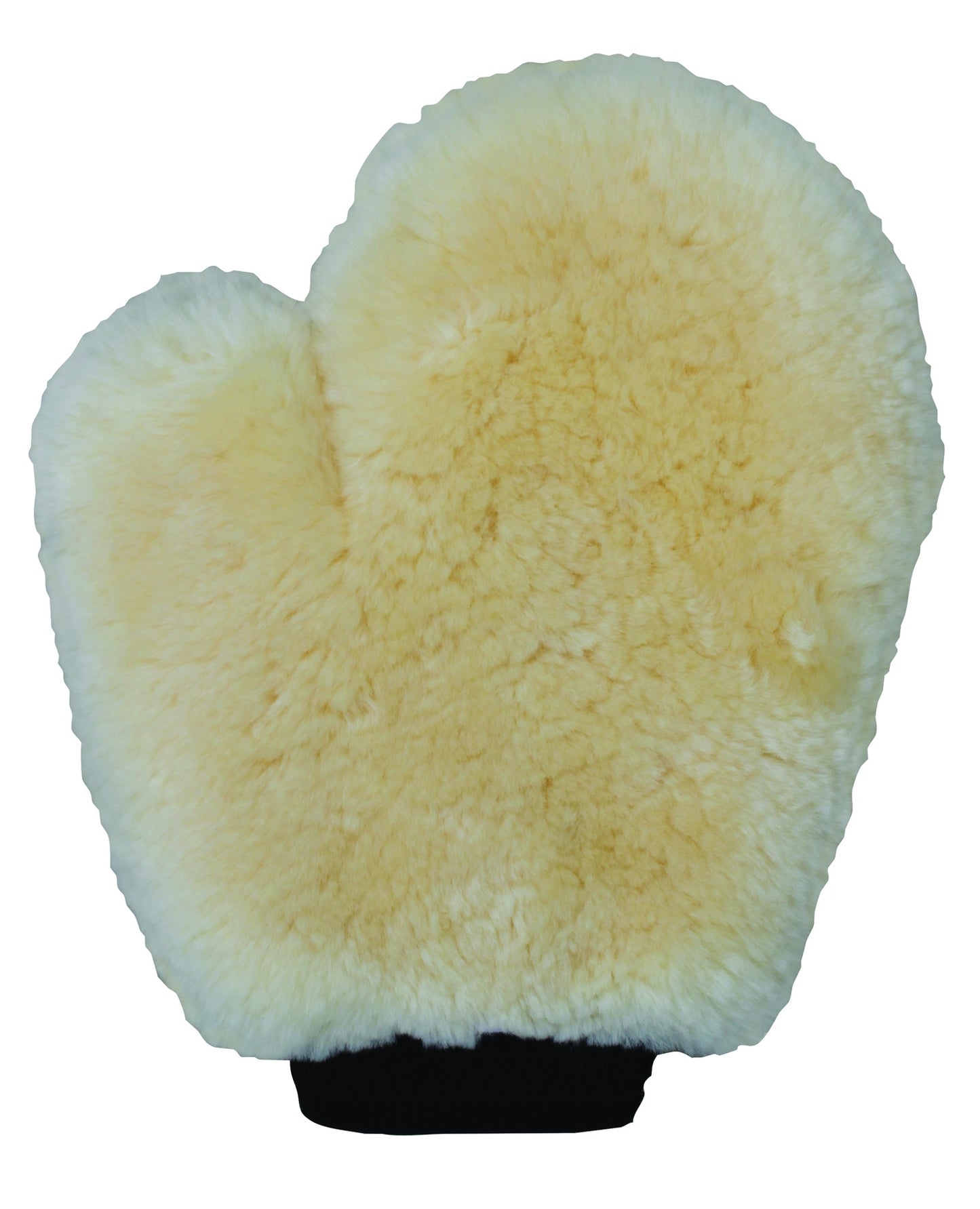 Shearling Grooming Mitt - Natural