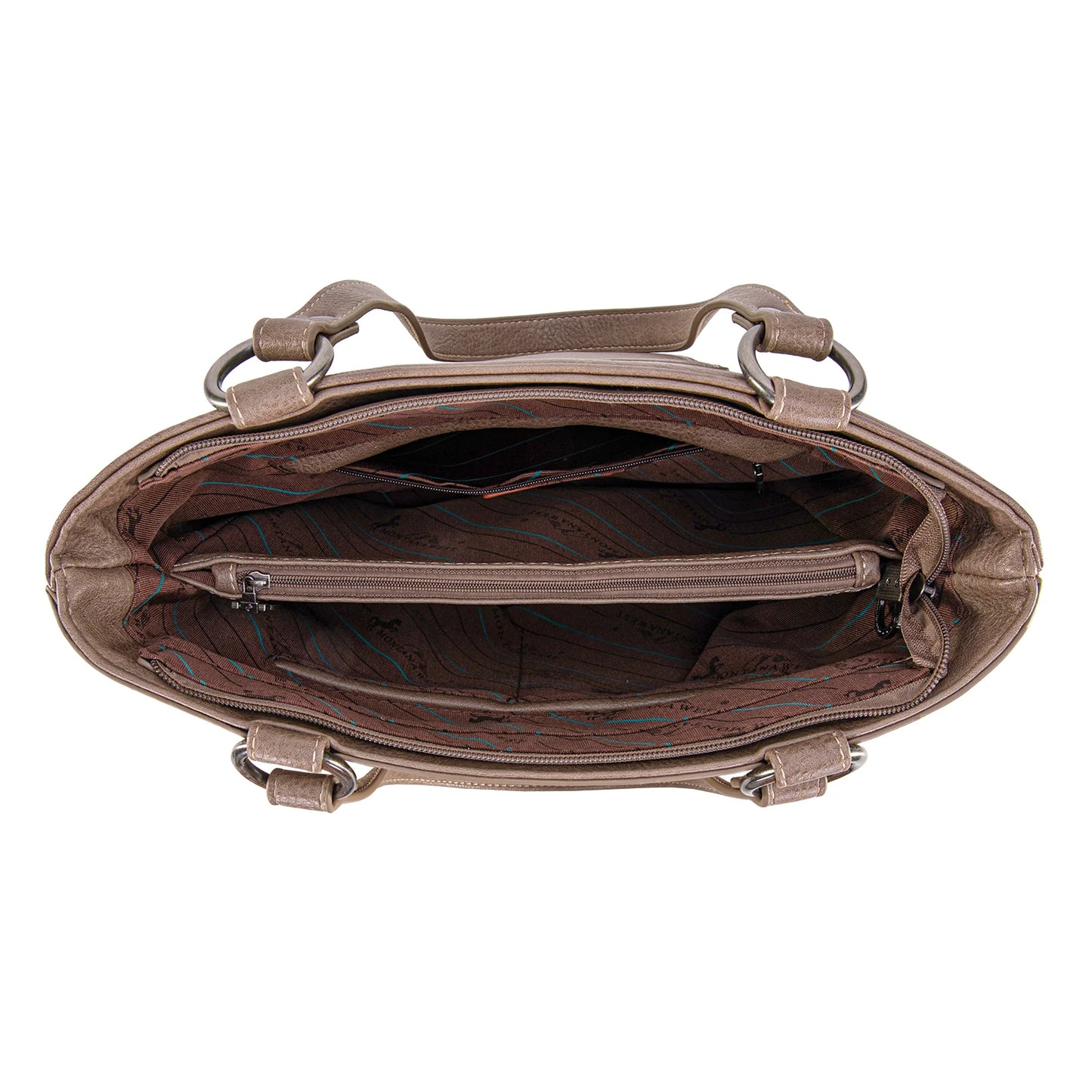 Tote bag brodé avec franges Montana West