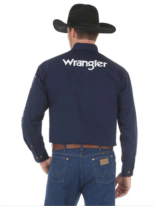 Chemise Wrangler avec logo manches longues