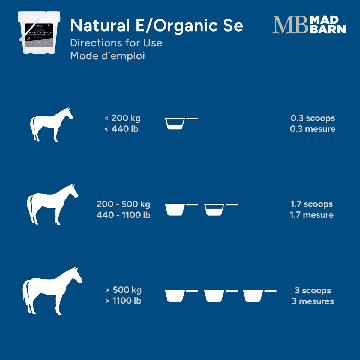 Vitamine E et selenium MadBarn 5kg