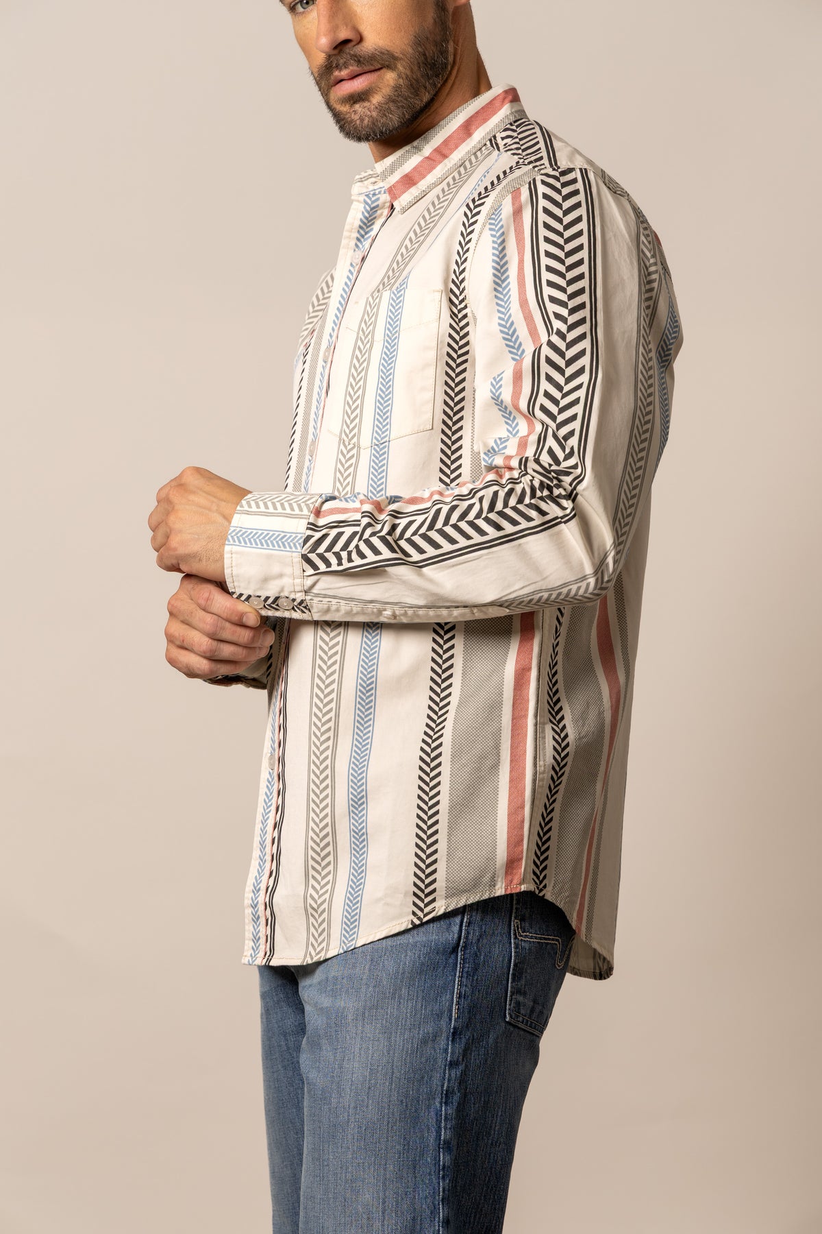 Chemise Double Tap Stripe Kimes Ranch