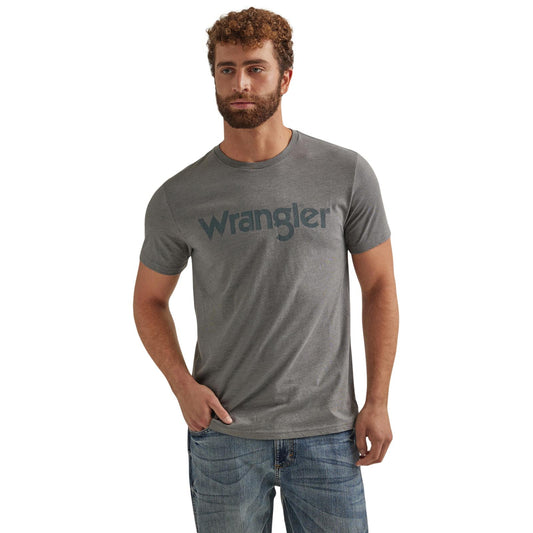 T-shirt Wrangler logo délavé