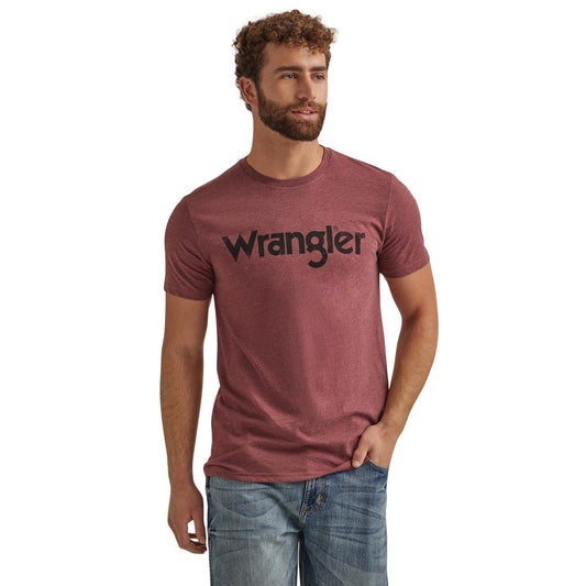 T-shirt Wrangler logo délavé