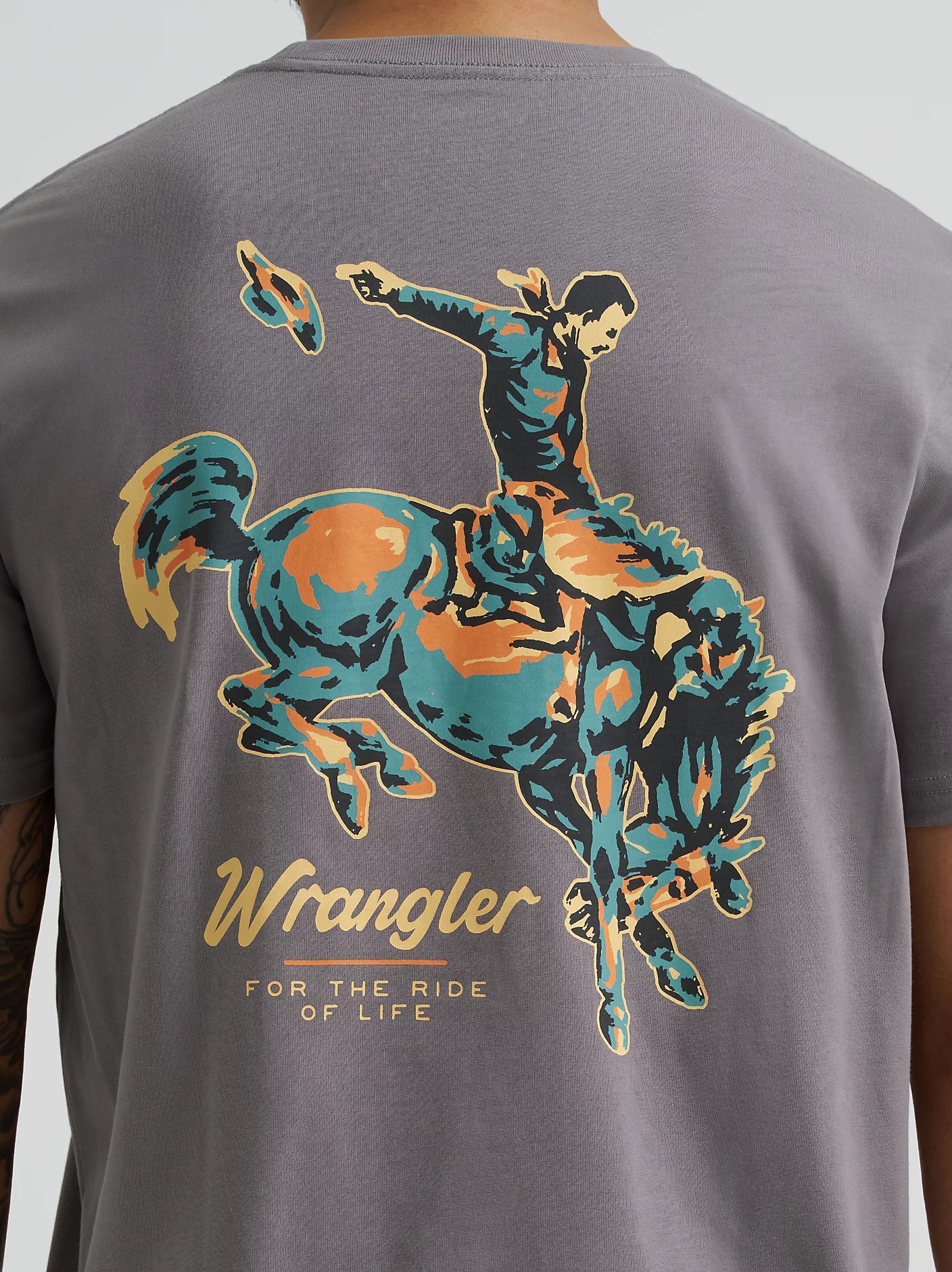 T-Shirt Wrangler Light Bronc Rider