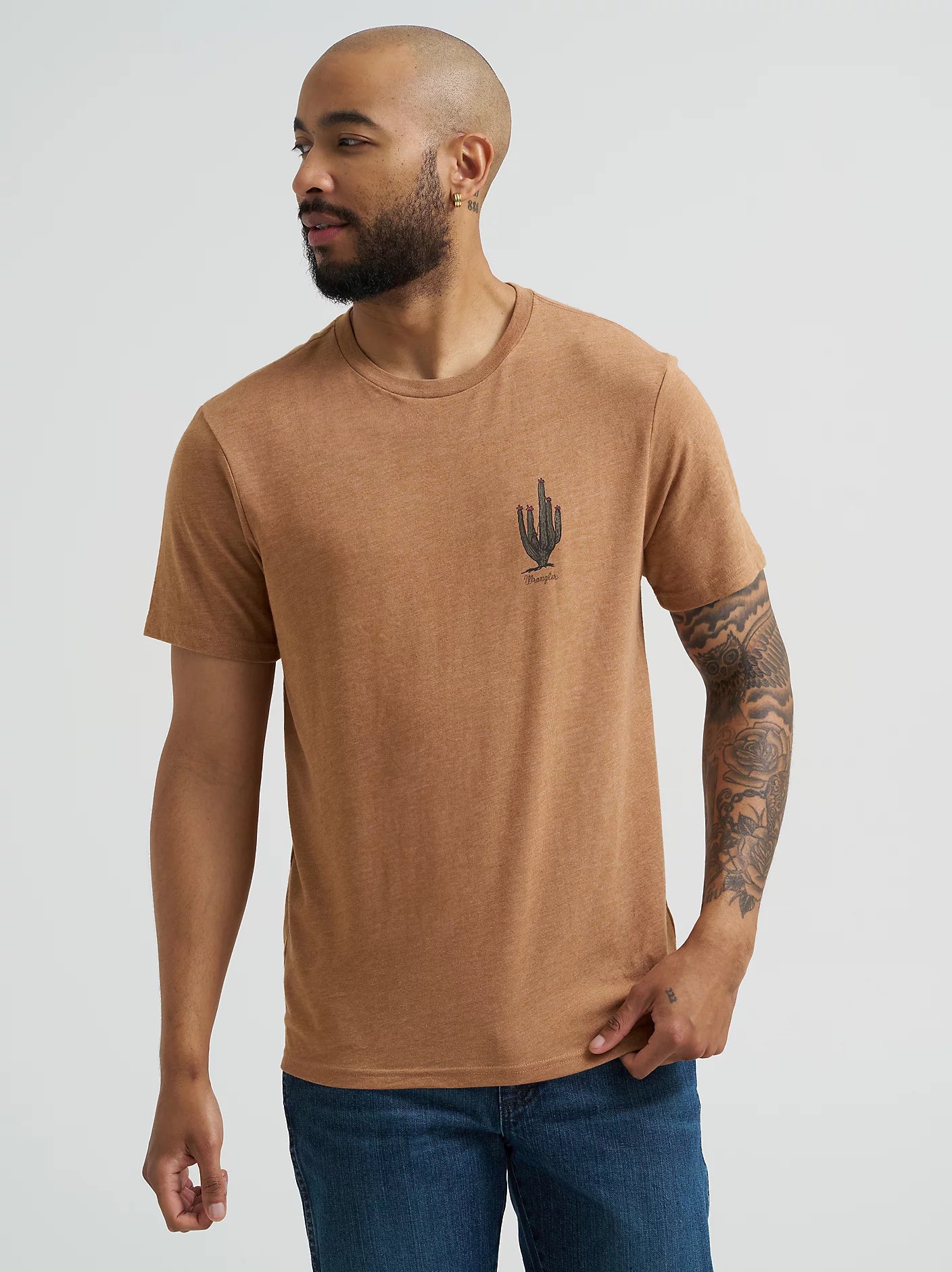 T-Shirt Wrangler avec Cactus