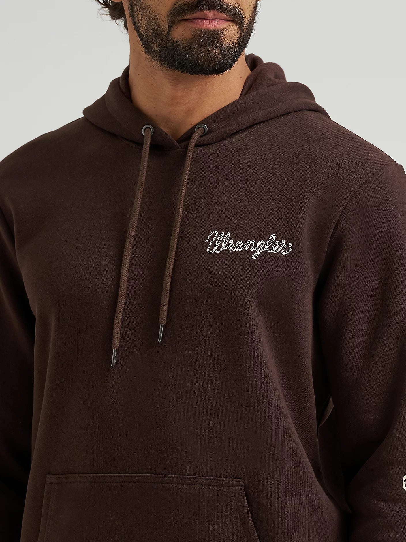 Hoodie Wrangler avec logo à la manche
