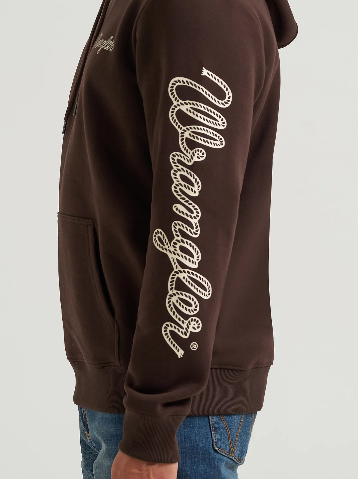Hoodie Wrangler avec logo à la manche