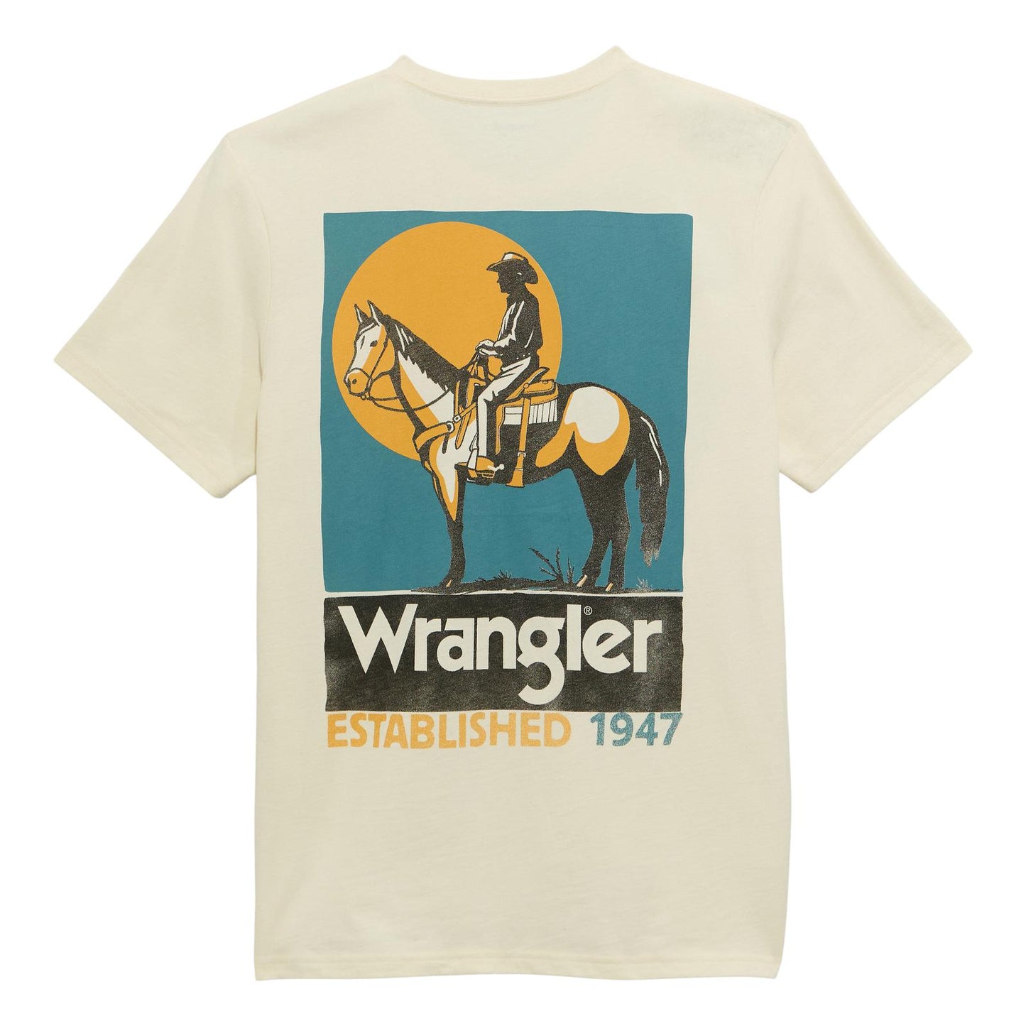 T-Shirt pour homme Wrangler Sunset Cowboy