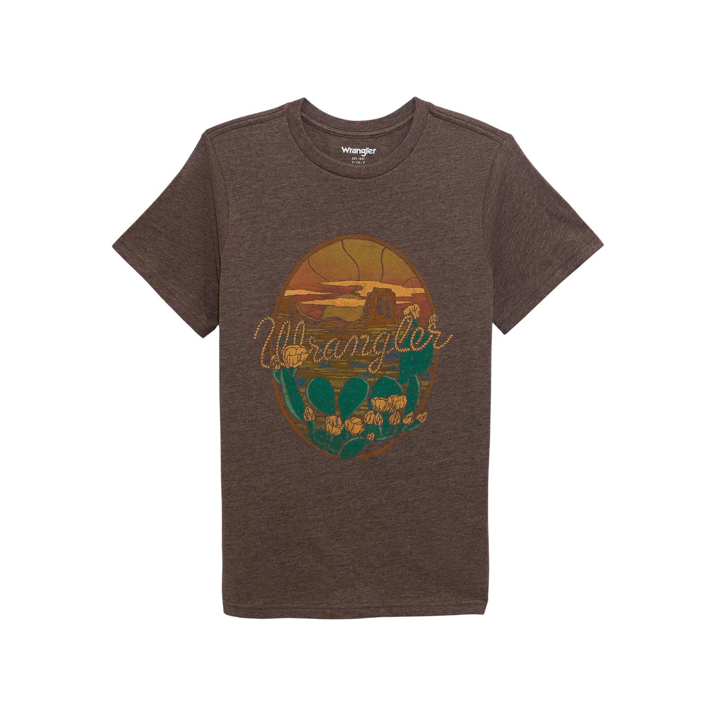 T-shirt Wrangler French Roast Heather