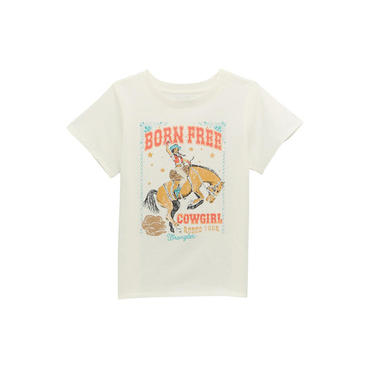 T-shirt Wrangler pour fille Born Free Cowgirl
