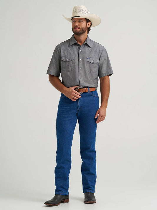 Chemise à manches courtes Wrangler Chambray