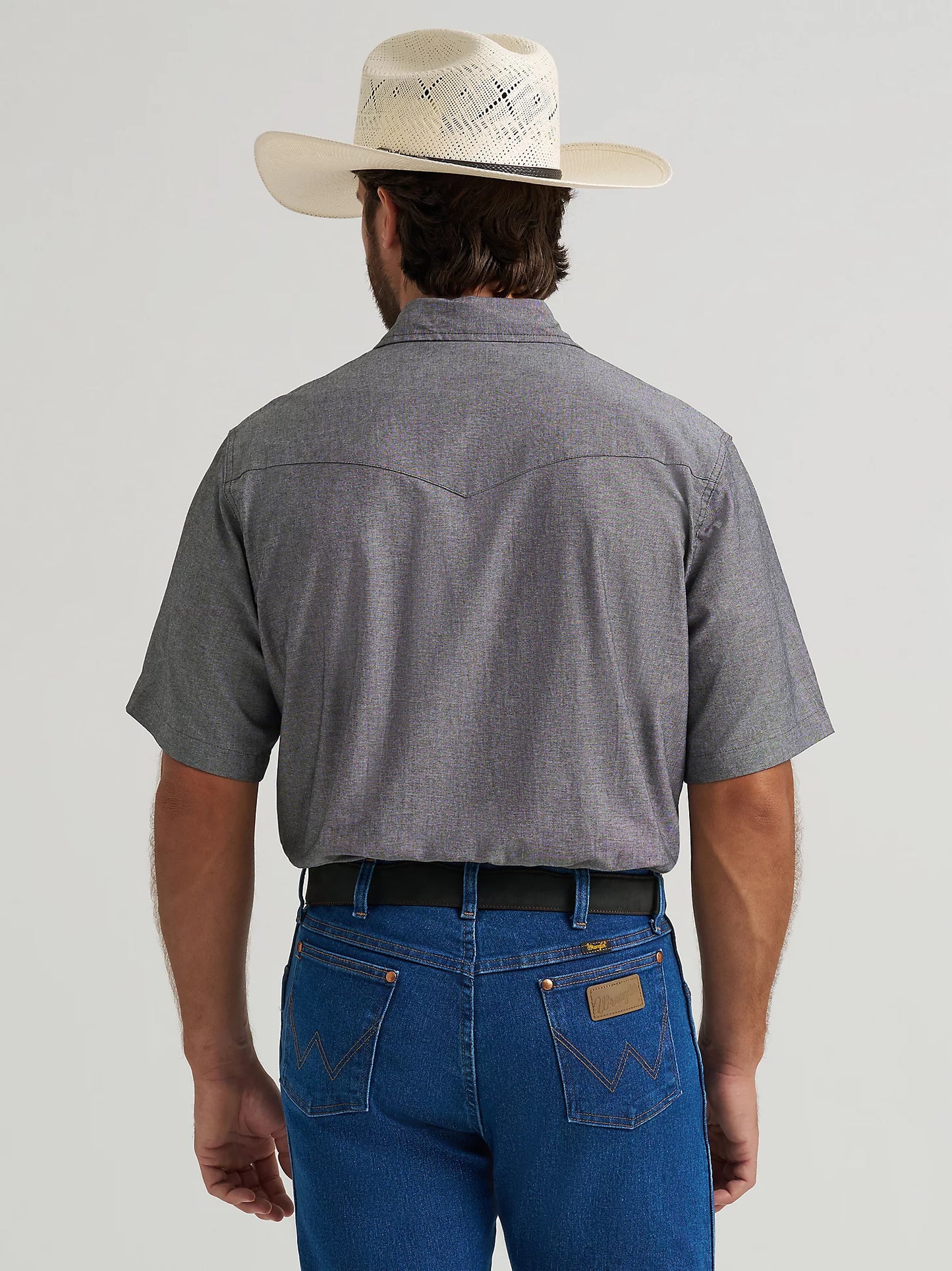 Chemise à manches courtes Wrangler Chambray