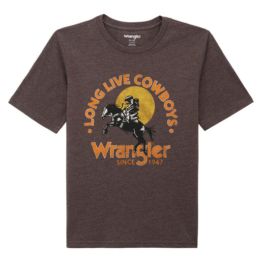 T-shirt Wrangler pour garçon Mole Heather