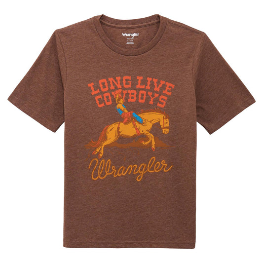 T-shirt Wrangler pour garçon Rocky Road Heather
