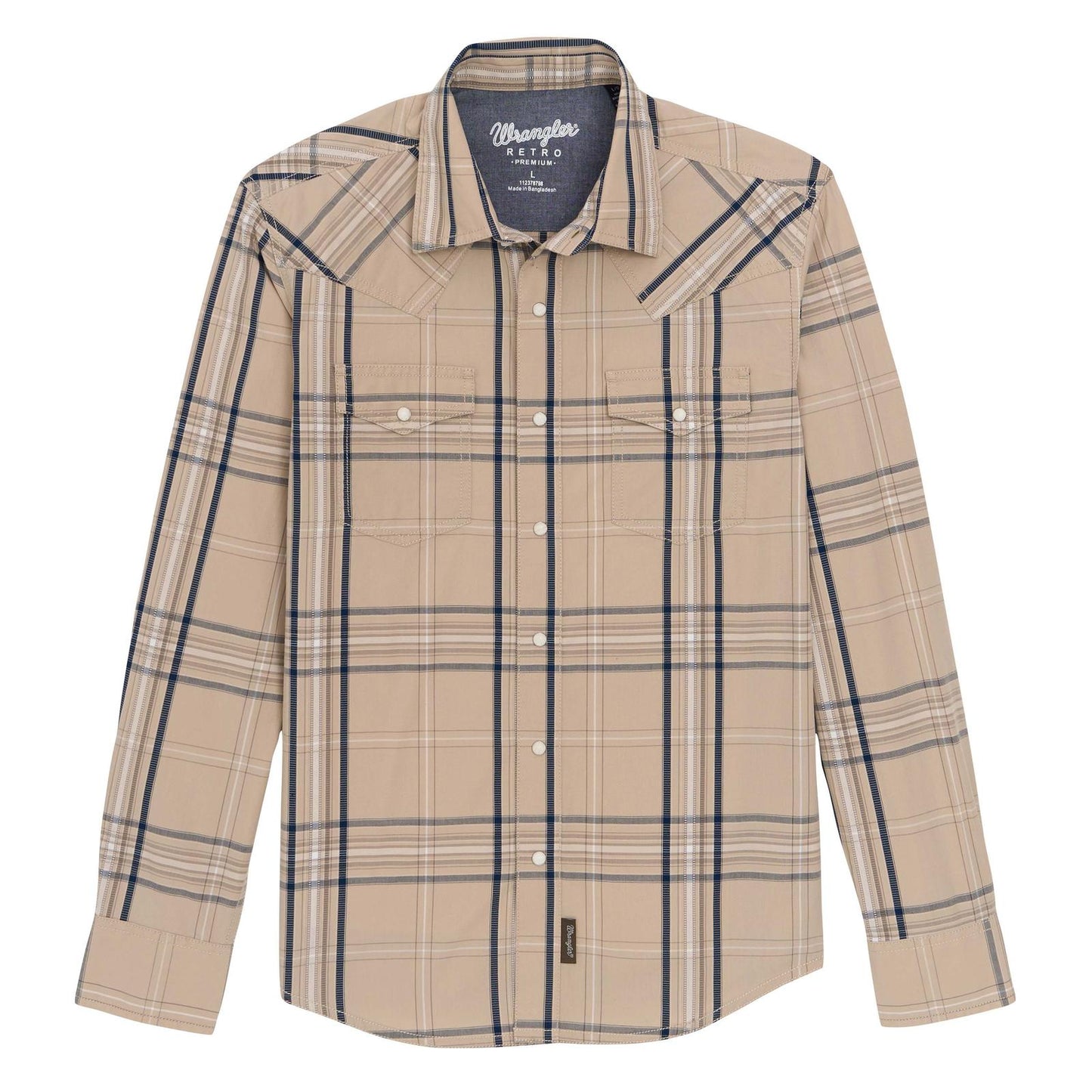 Chemise Wrangler Retro® Premium rayée tan