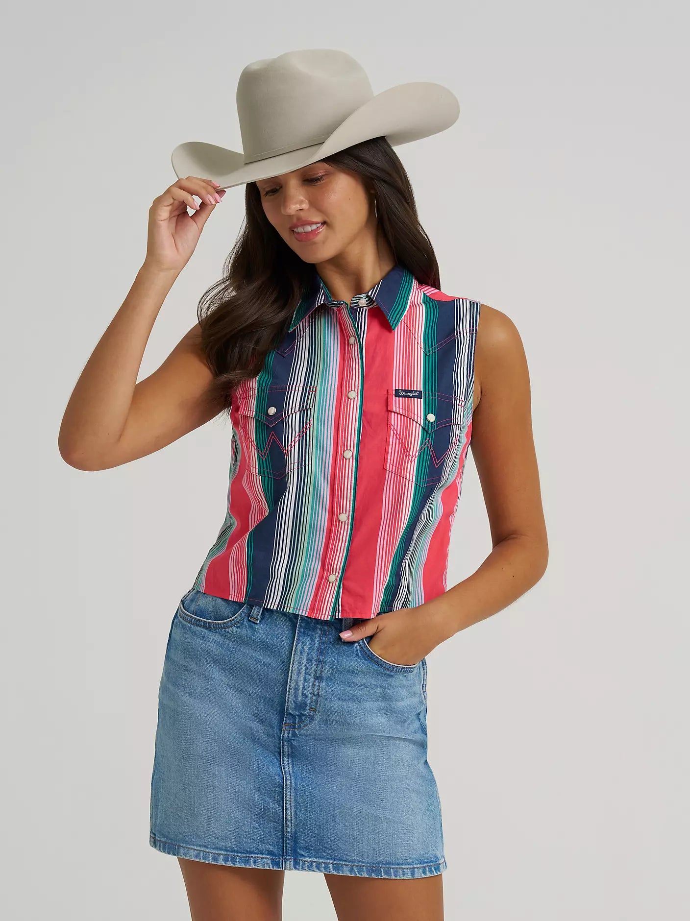 Chemise sans manche Wrangler Retro® Punchy