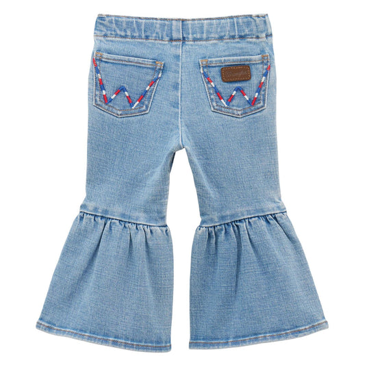 Jean Flare Wrangler® Baby Girl Sky