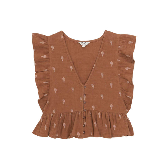 Blouse à manches flottantes Wrangler Retro® Vintage