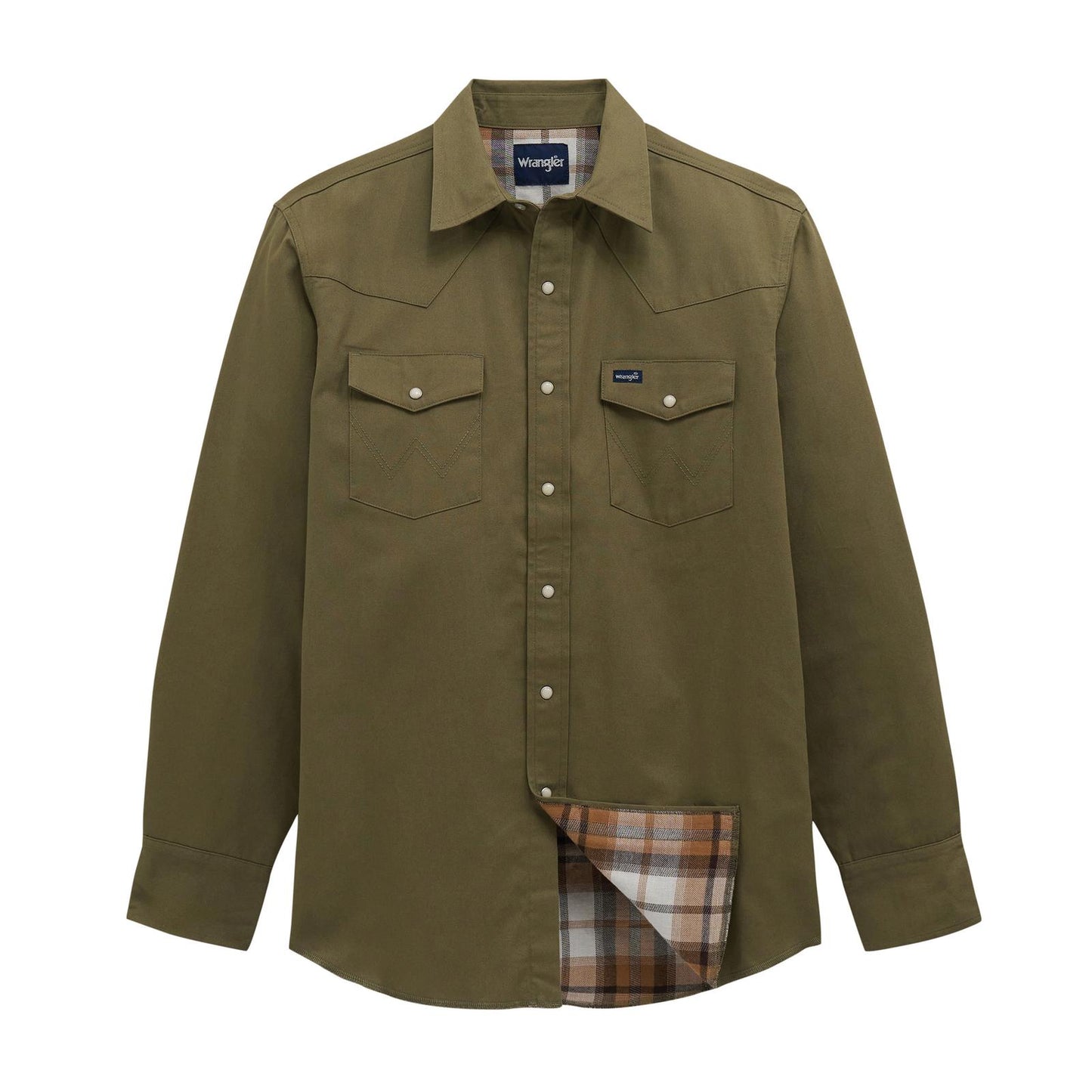 Chemise en flannel Wrangler Verte