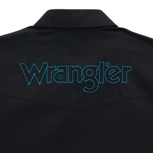 Chemise Wrangler avec logo bleu et orange