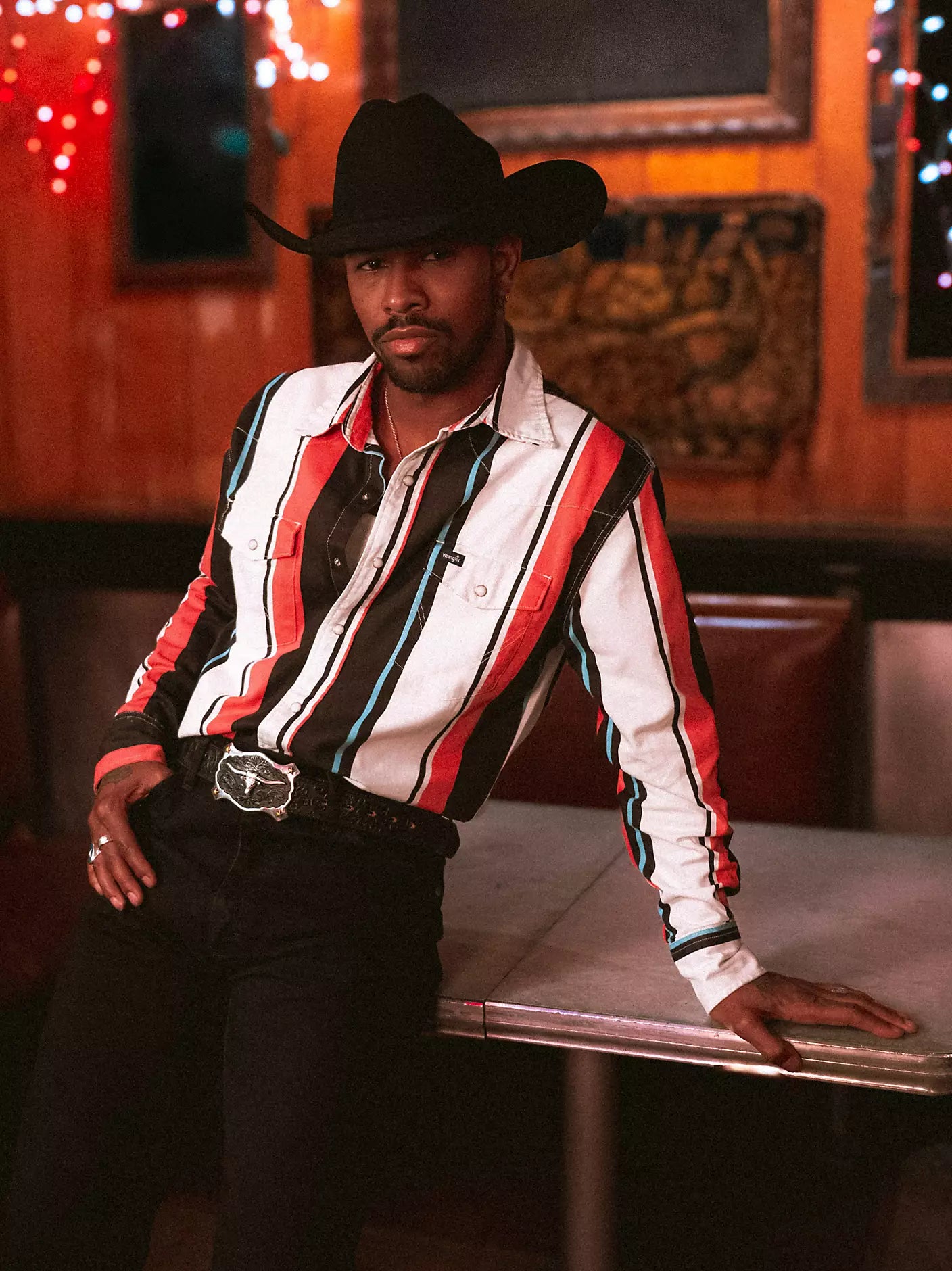 Chemise Wrangler® Vintage Brushpopper Néon