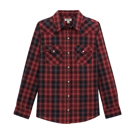 Chemise à carreaux rouge Wrangler Retro