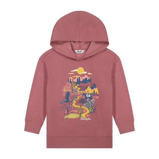 Hoodie Wrangler pour fille Rose foncé
