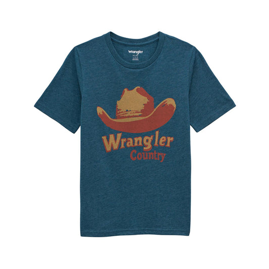 T-shirt Wrangler chapeau de cowboy