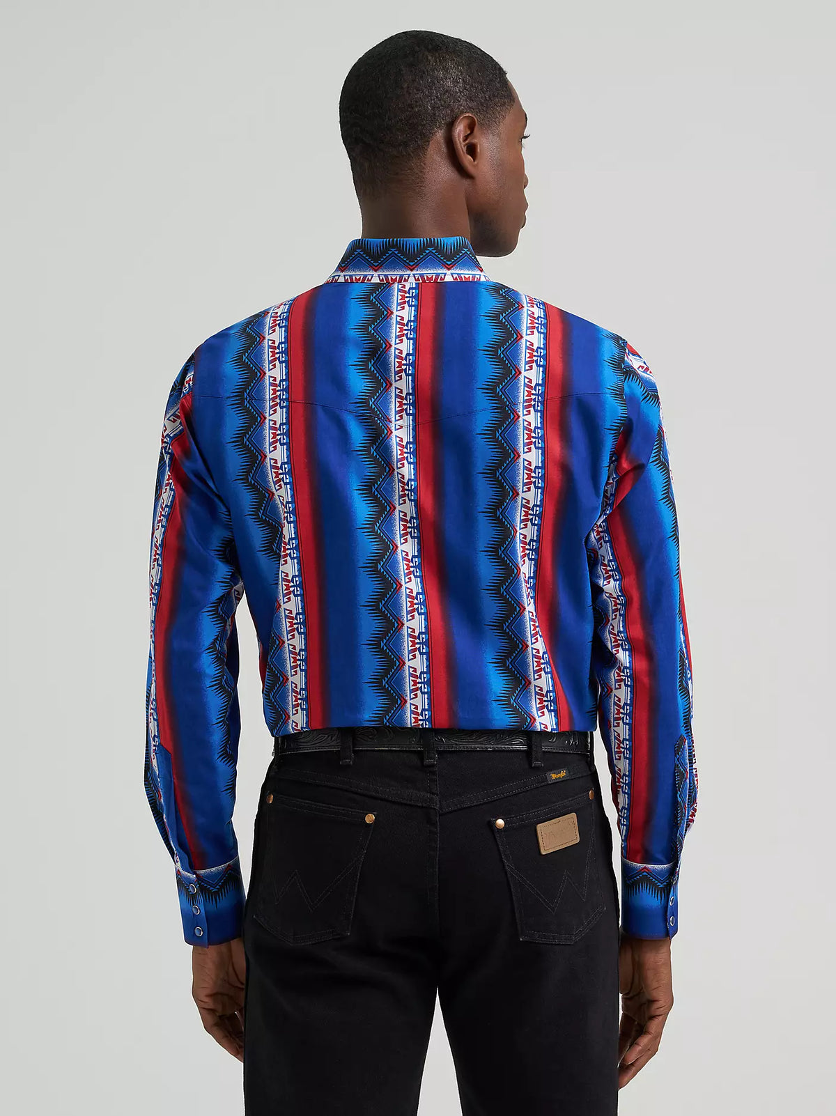 Chemise Wrangler Checotah bleue/rouge/blanche